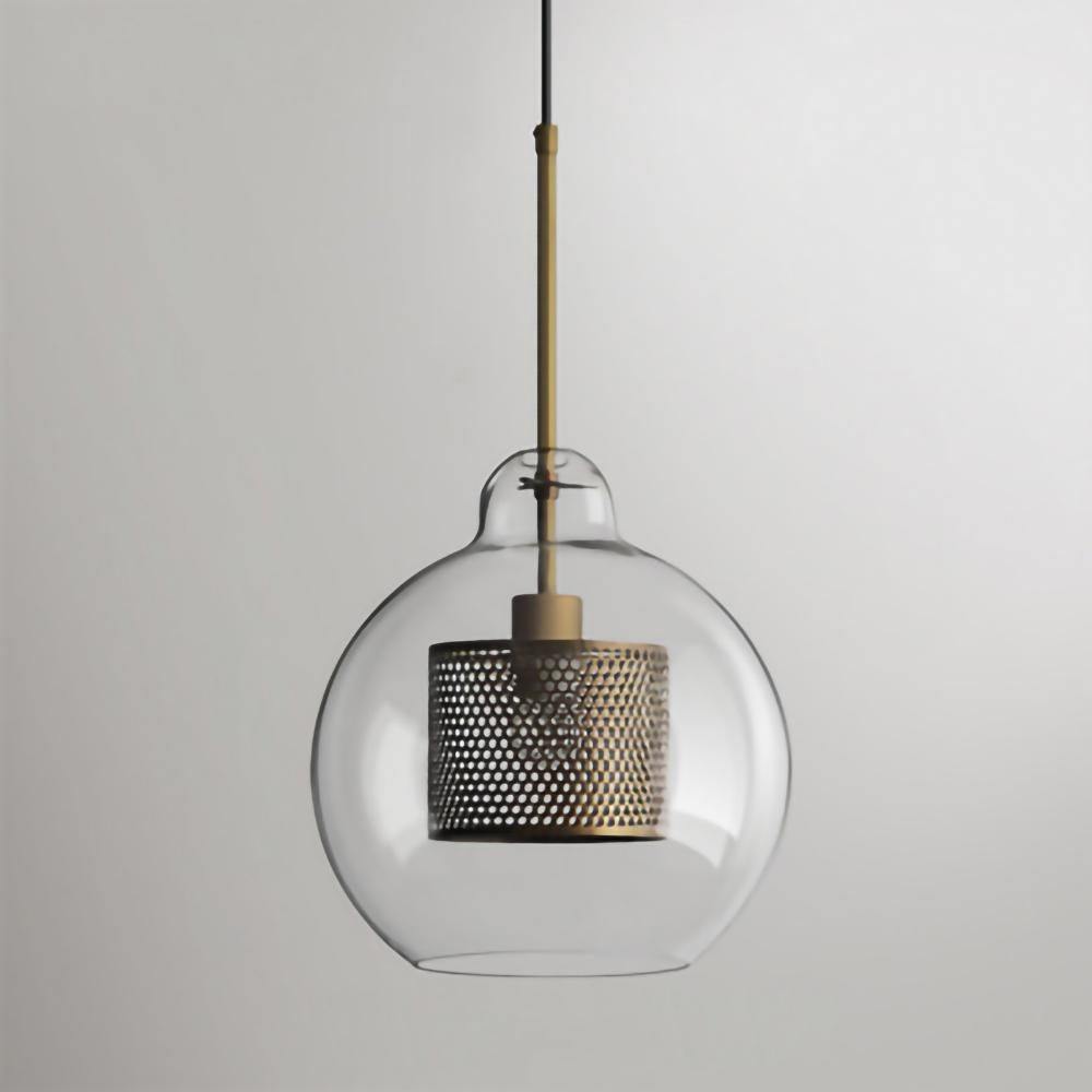 Modern Style 1 Light Globe Glass Pendant Light