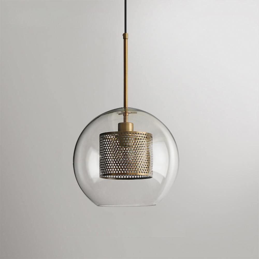 Modern Style 1 Light Globe Glass Pendant Light