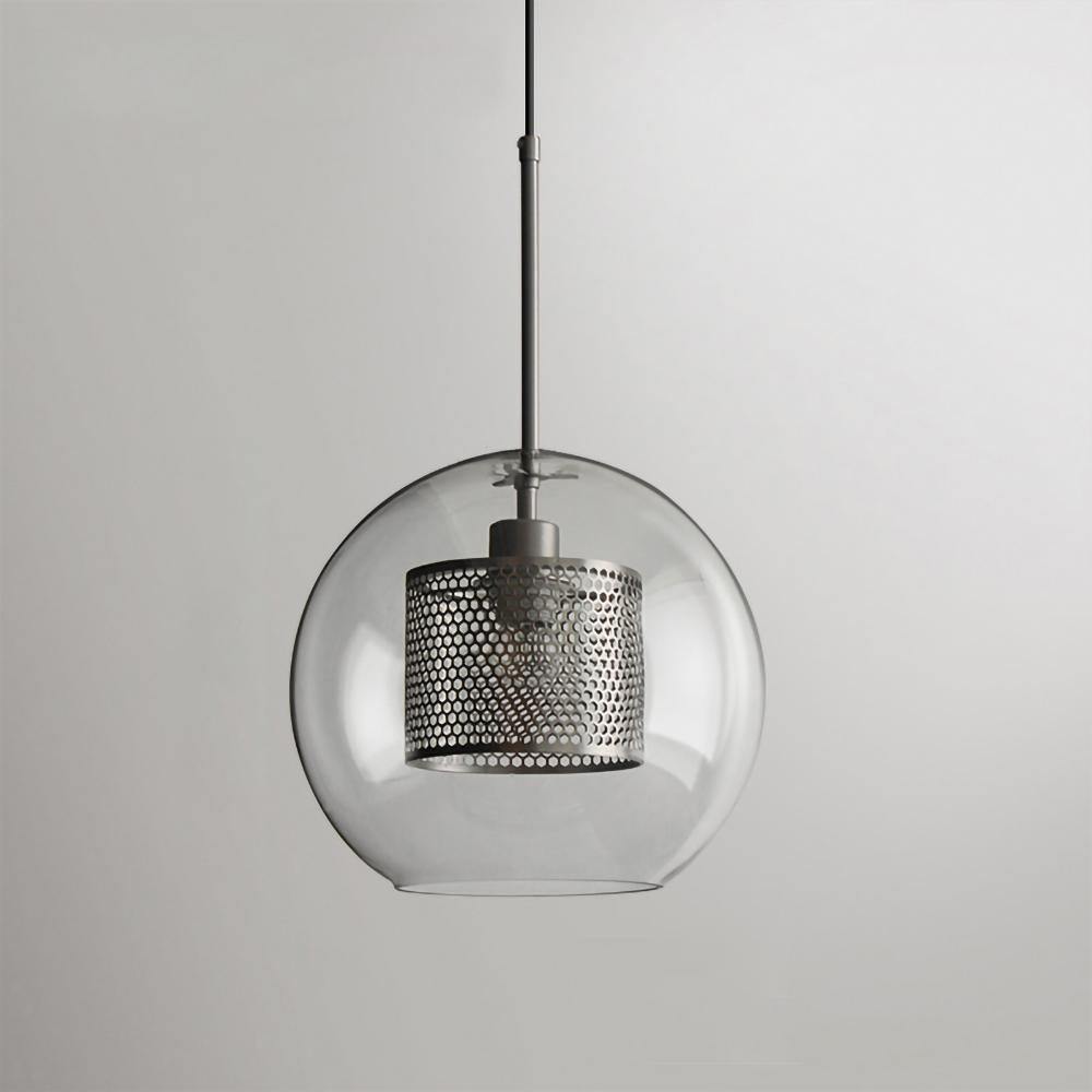 Modern Style 1 Light Globe Glass Pendant Light