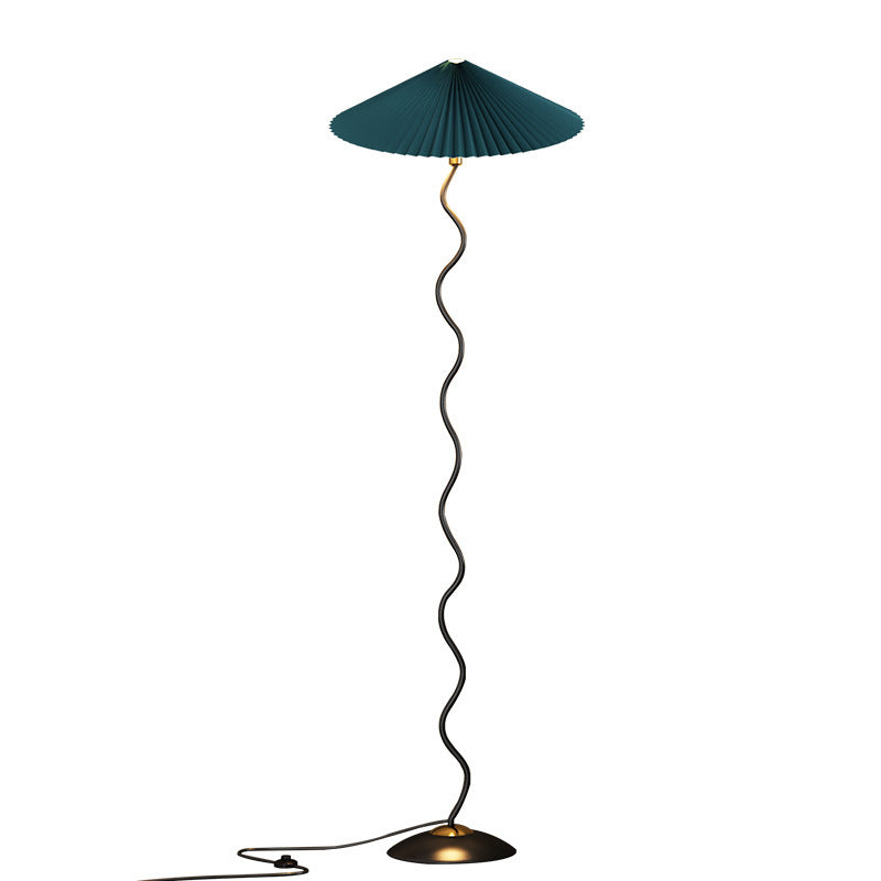 Nordic Pleated Umbrella Floor Lamp Led lights