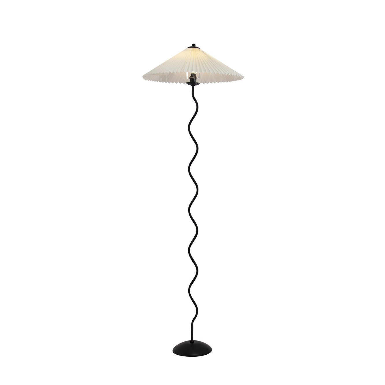 Nordic Pleated Umbrella Floor Lamp Led lights