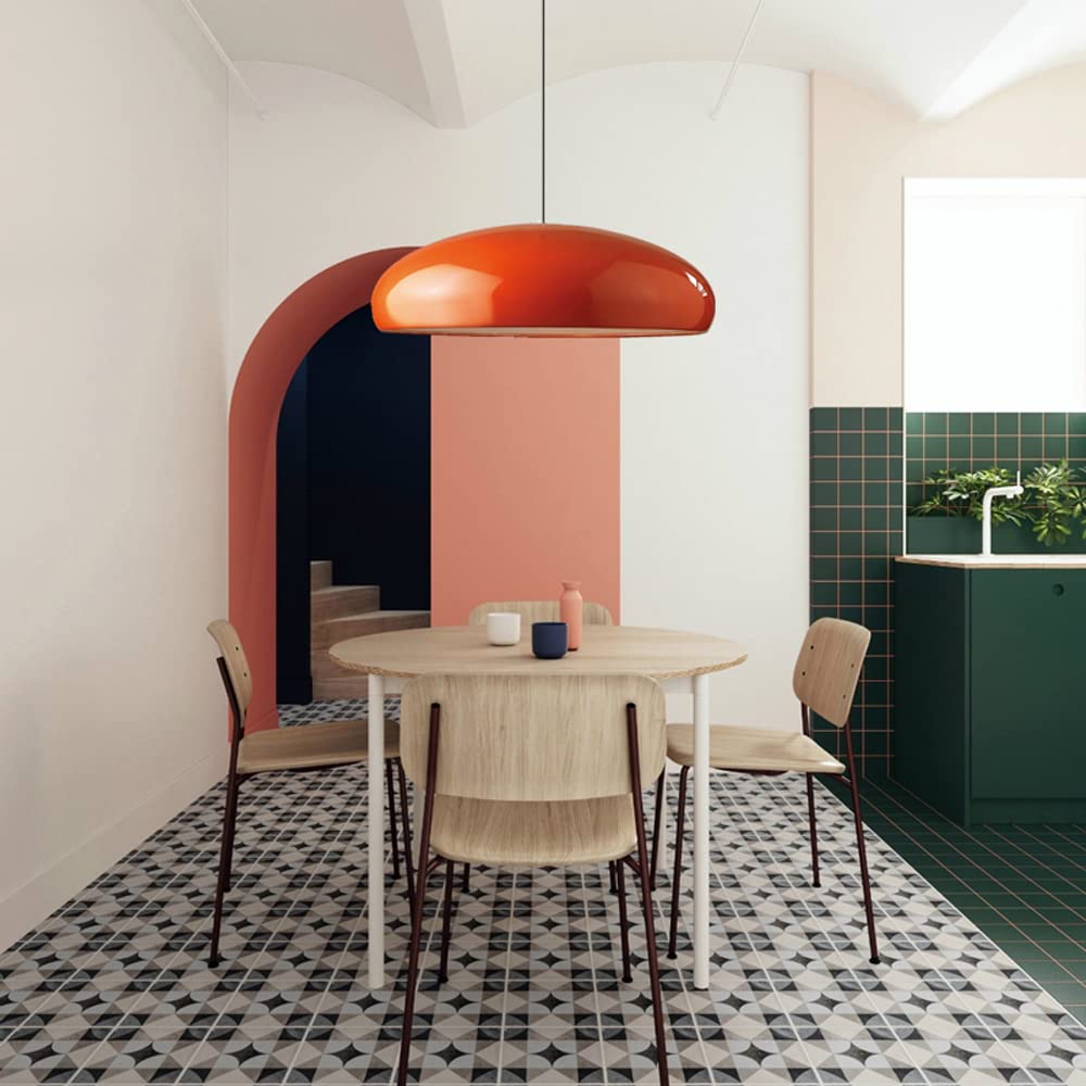 Modern Metal Pendant Light with Acrylic Shade