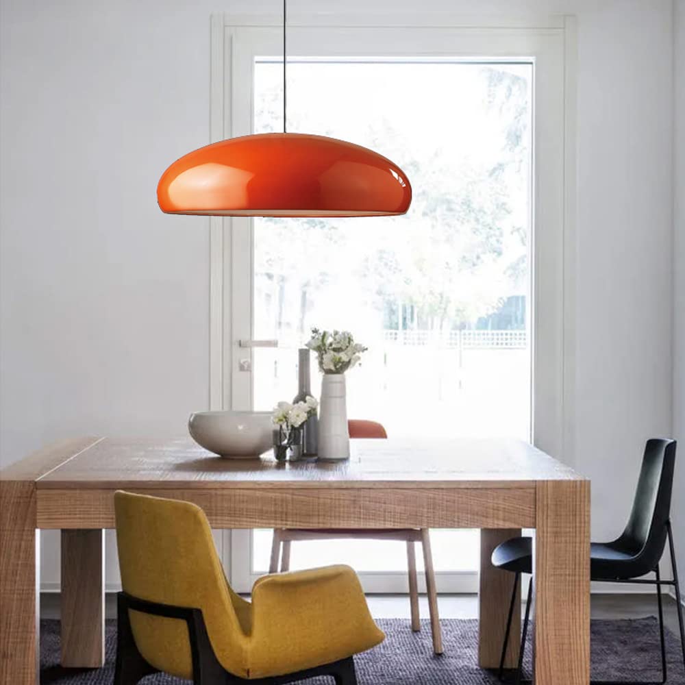 Modern Metal Pendant Light with Acrylic Shade