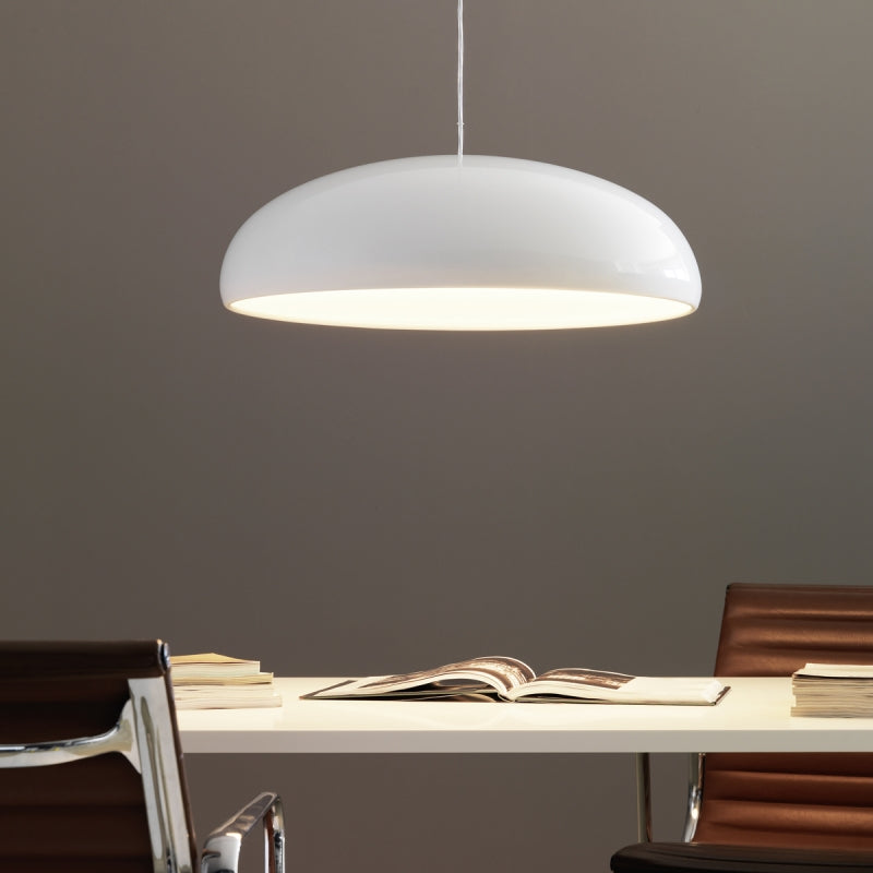 Modern Metal Pendant Light with Acrylic Shade