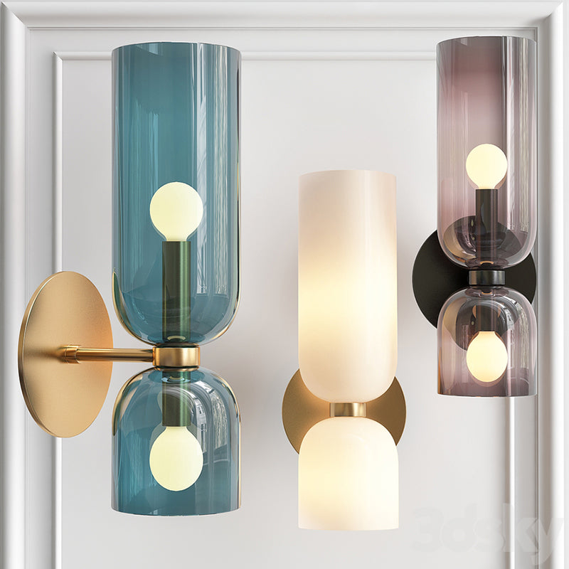 Modern Glass Aisle Wall Lamp For Living Room
