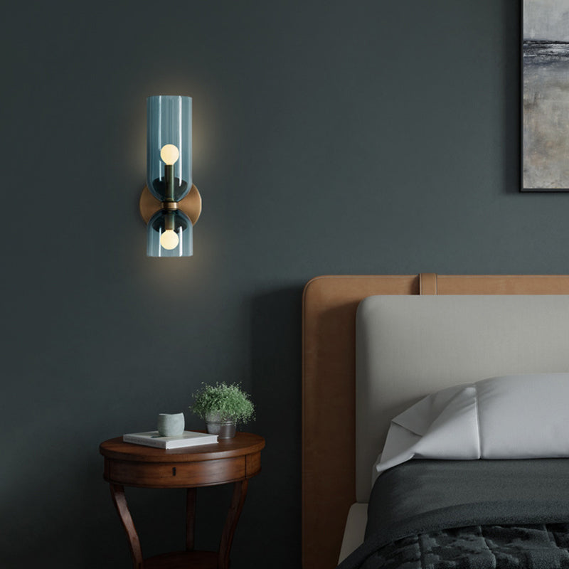 Modern Glass Aisle Wall Lamp For Living Room