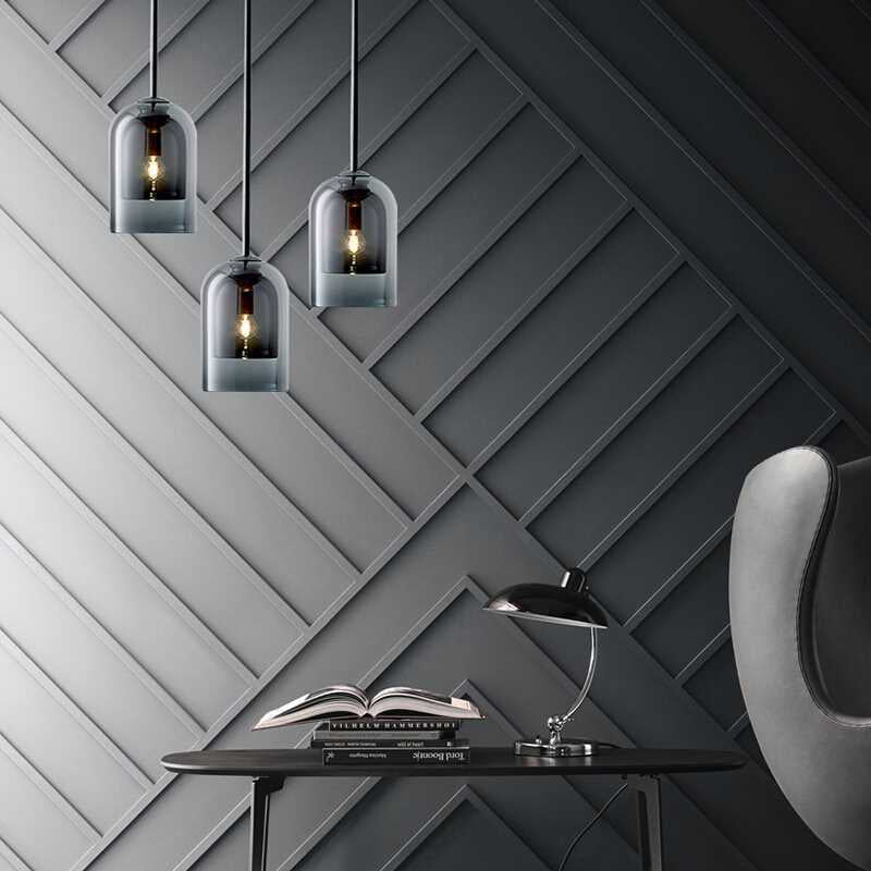 Nordic Glass Pendant Light Art Hanging Lamp