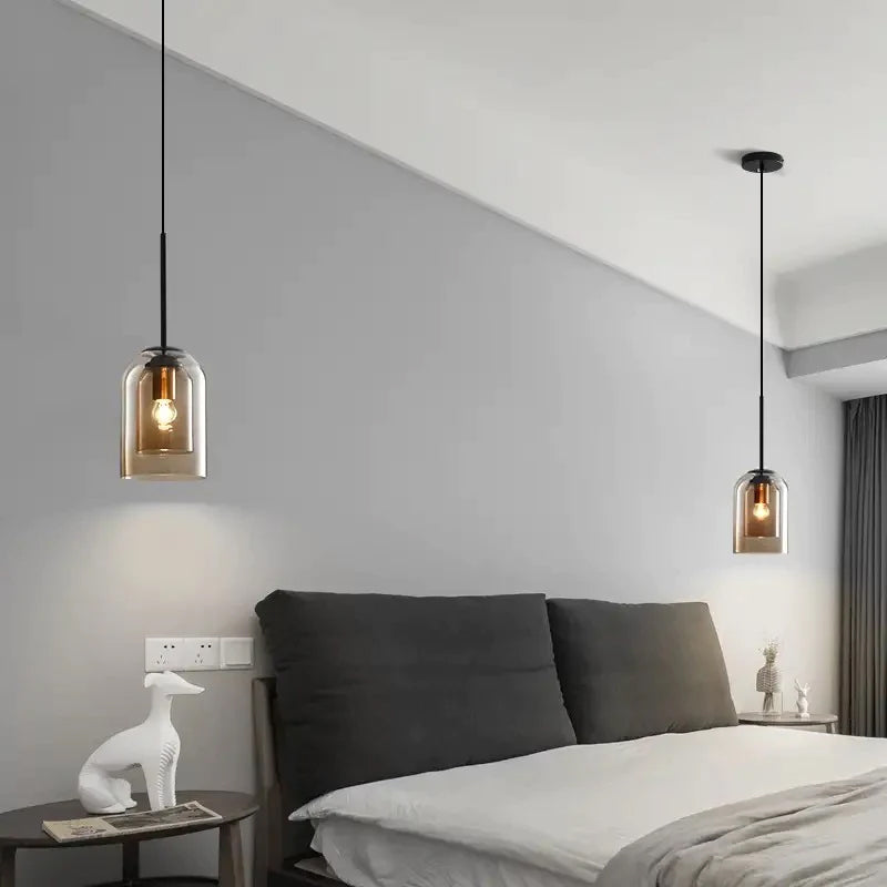 Nordic Glass Pendant Light Art Hanging Lamp