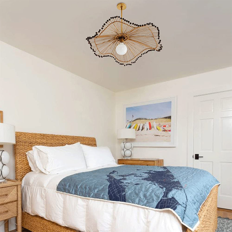 Handmade Rattan Pendant Light Art Chandeliers