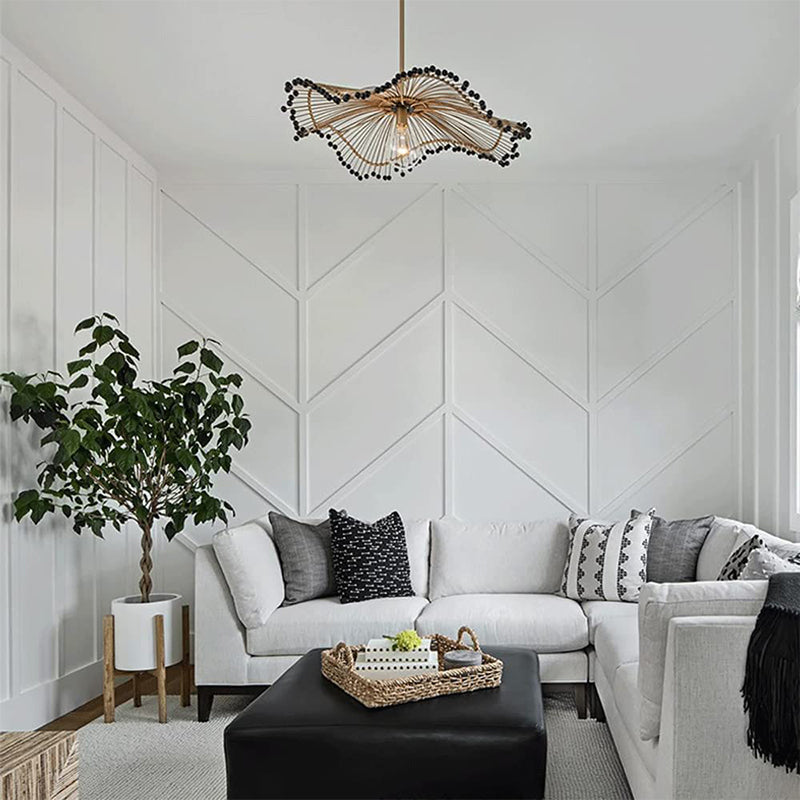 Handmade Rattan Pendant Light Art Chandeliers