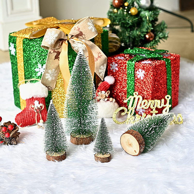 Small Artificial Tabletop Xmas Pine Tree Christmas Decorations
