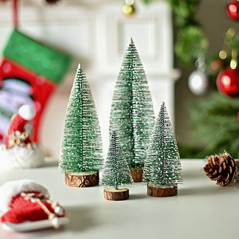 Small Artificial Tabletop Xmas Pine Tree Christmas Decorations