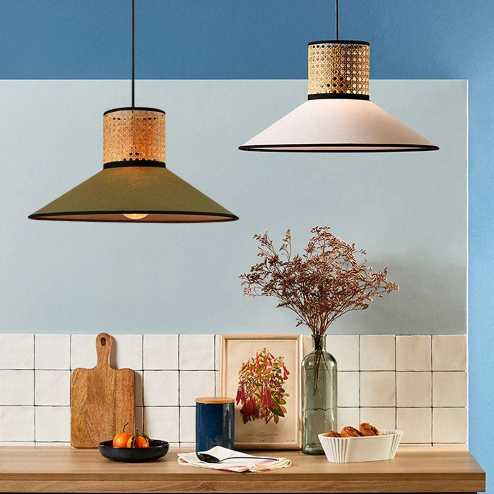 Modern Boho Fabric Lampshade