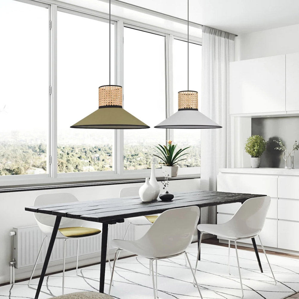 Modern Boho Fabric Lampshade