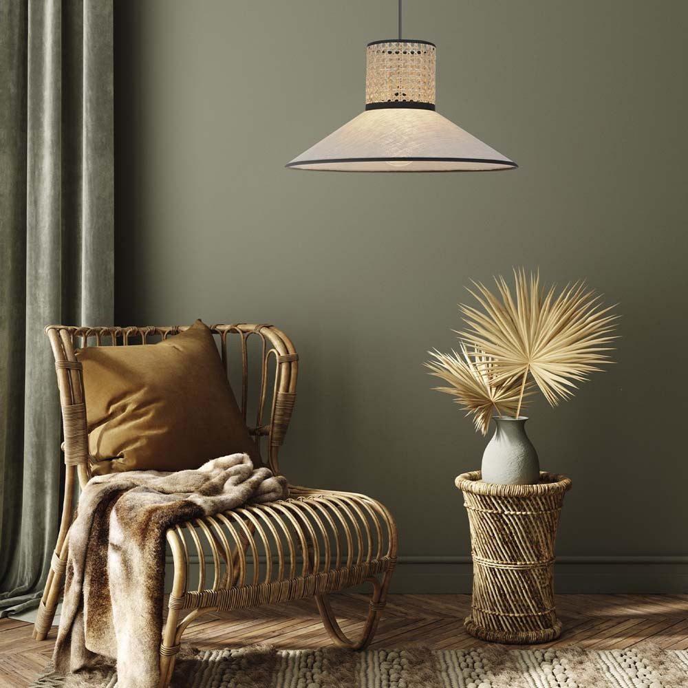 Modern Boho Fabric Lampshade
