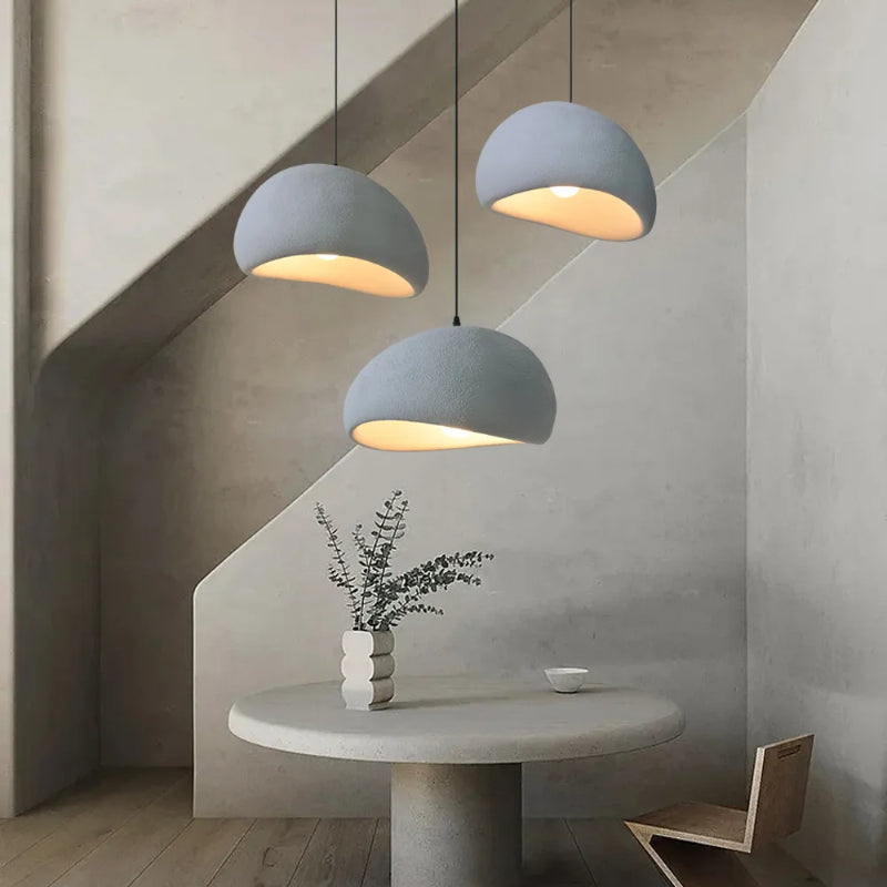 Nordic Style Resin Oval Pendant Lights