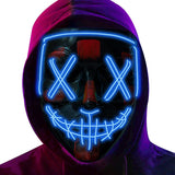 Load image into Gallery viewer, Halloween LED Light up Purge Mask