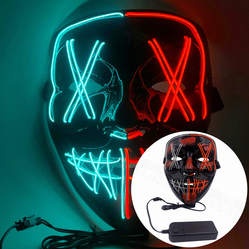 Halloween LED Light up Purge Mask