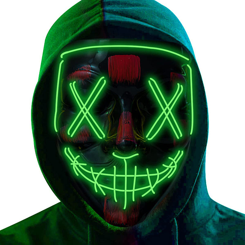 Halloween LED Light up Purge Mask