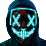 Load image into Gallery viewer, Halloween LED Light up Purge Mask