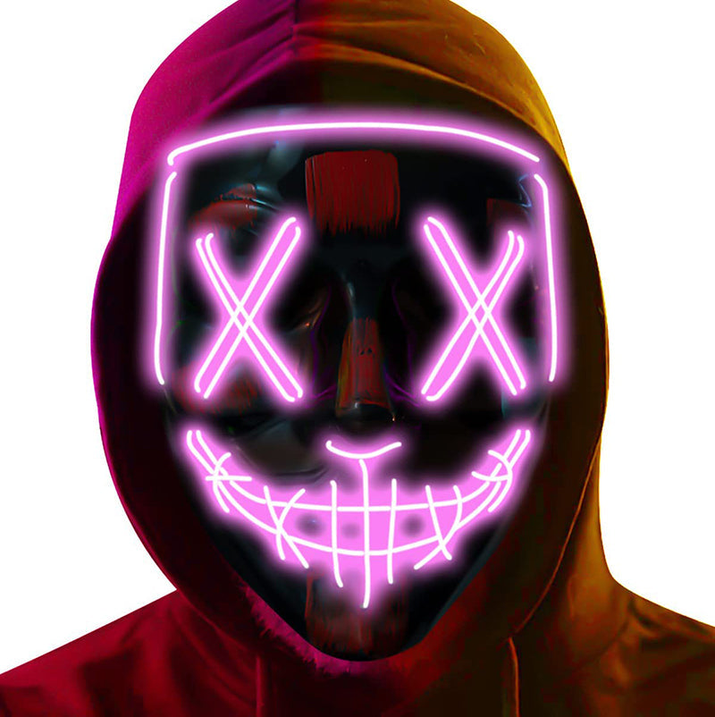 Halloween LED Light up Purge Mask