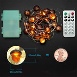 Load image into Gallery viewer, 3D Acorn Harvest String Lights