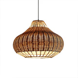 Load image into Gallery viewer, Hand-Woven Rattan Pendant Lampshade Wicker Chandelier