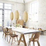 Load image into Gallery viewer, Bamboo pendant Shade Hanging Light Lamp
