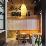 Load image into Gallery viewer, Bamboo pendant Shade Hanging Light Lamp