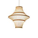 Load image into Gallery viewer, Bamboo Chandelier Retro Lantern Lamp Weaving Pendant Light Shade