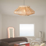 Load image into Gallery viewer, Rattan Pendant Light Woven Pendant Shade Flush Mount Ceiling Light