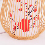 Load image into Gallery viewer, Bamboo Wicker Rattan Lantern Shade Wall Lamp Rustic Country Sconce