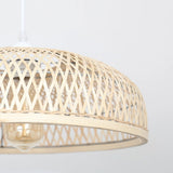 Load image into Gallery viewer, Bamboo Strip Bowl Cage Pendant Lampshade