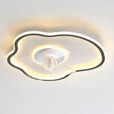 Load image into Gallery viewer, Modernism 2-Light Ceiling Fan Light in White / Black