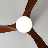 Load image into Gallery viewer, Contemporary Ceiling Fan Light Wooden LED Ceiling Flush Mount