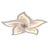 Load image into Gallery viewer, Metal Flower Shape Ceiling Fan Modern Style
