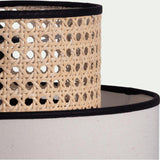 Load image into Gallery viewer, Linen Lampshade Rattan Weaving Pendant Lights