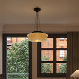 Load image into Gallery viewer, White Glass Vintage Round Pendant Light