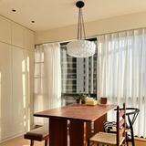 Load image into Gallery viewer, White Glass Vintage Round Pendant Light