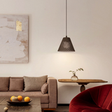 Load image into Gallery viewer, Black White Grey Pendant Light Cone Ceiling Lamp