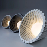 Load image into Gallery viewer, Black White Grey Pendant Light Cone Ceiling Lamp