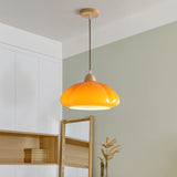 Load image into Gallery viewer, Vintage Pumpkin Glass Pendant Light