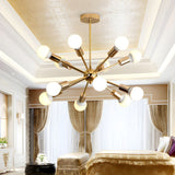 Load image into Gallery viewer, Metal Starburst Chandelier Light Modernist 6 Lights