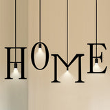 Load image into Gallery viewer, Loft Style English Letters DIY Portfolio Iron Droplight Industrial Vintage LED Pendant Light Fixtures Hanging Lamp Lighting
