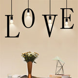 Load image into Gallery viewer, Loft Style English Letters DIY Portfolio Iron Droplight Industrial Vintage LED Pendant Light Fixtures Hanging Lamp Lighting