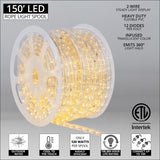 Load image into Gallery viewer, 150&#39; Cool White LED Rope Light  2-Wire 120 Volt