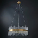 Load image into Gallery viewer, Modern Minimalist Round Lamp Luxury Crystal Chandelier Decorative Hanging Light