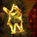 Load image into Gallery viewer, 3D Christmas Decoration Window Hanging Lights with Suction Cup