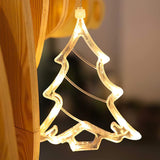 Load image into Gallery viewer, 3D Christmas Decoration Window Hanging Lights with Suction Cup