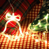 Load image into Gallery viewer, 3D Christmas Decoration Window Hanging Lights with Suction Cup